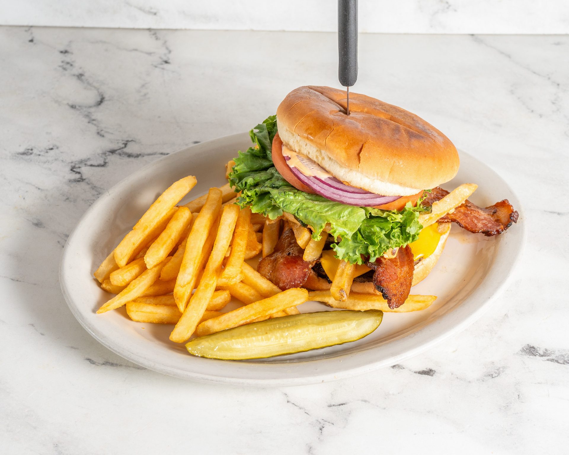 Red Booths, Checkered Floors, Real Food