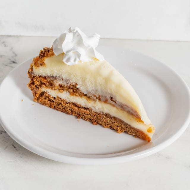 Carrot Cake with Cream Cheese Frosting.