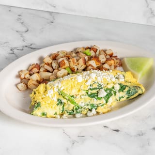 Spinach and Feta Omelet