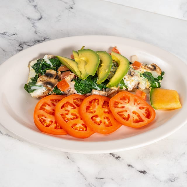 Audrey Hepburn's Cafe Fitness Omelet.